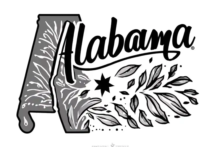 Alabama State Outline