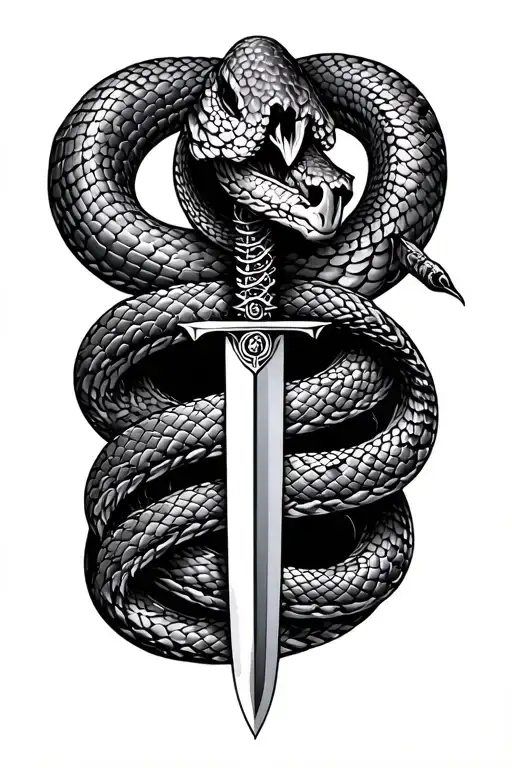 Dagger And Snake
