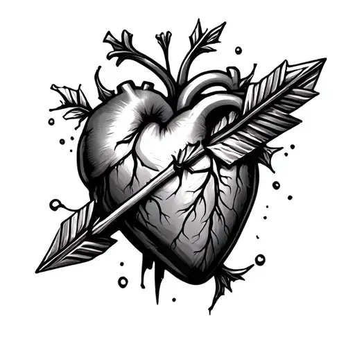 Arrow And Real Heart