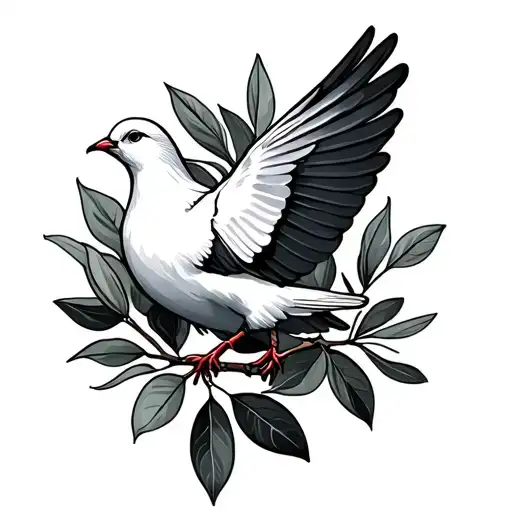 Dove And Olive Branch