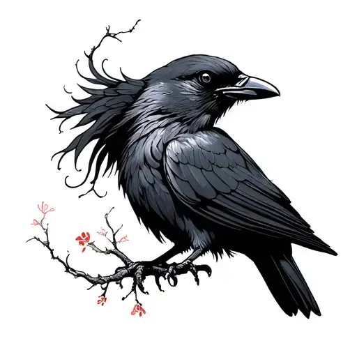 Japanese Style Crow