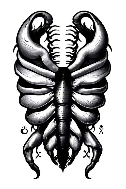 Picses Cancer Zodiac Sign Intertwined