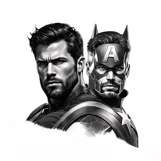 Captain America Before And After He Took The Serum