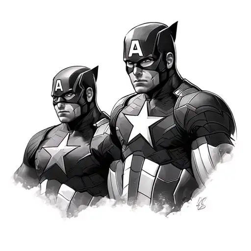 Captain America Before And After He Took The Serum