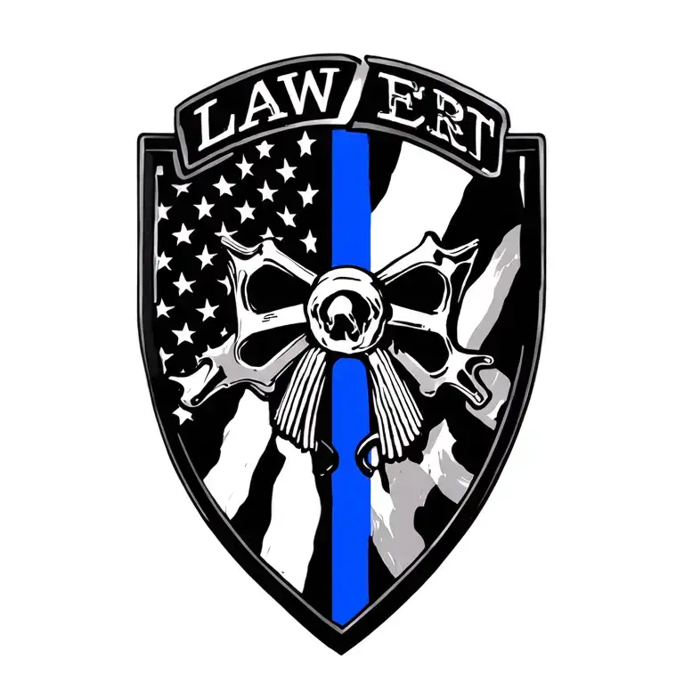 Law Enforcement Thin Blue Line
