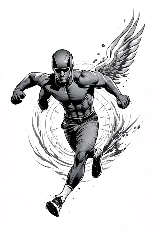 Saved In Time Running Man