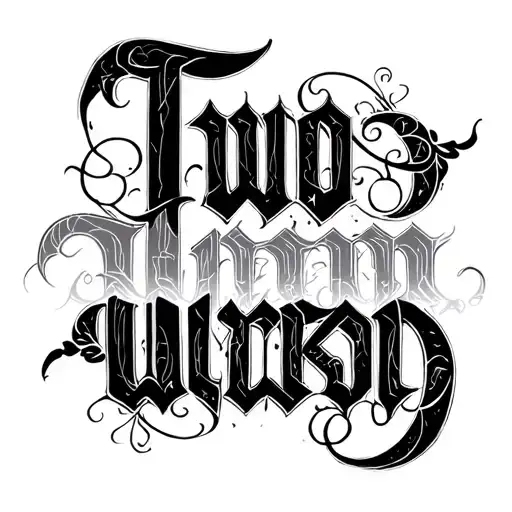 Two Word Ambigram Generator