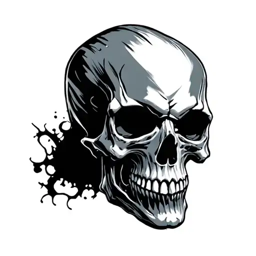 Cyber Sigilism Skull