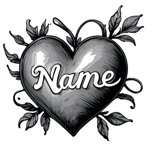 Name On Heart