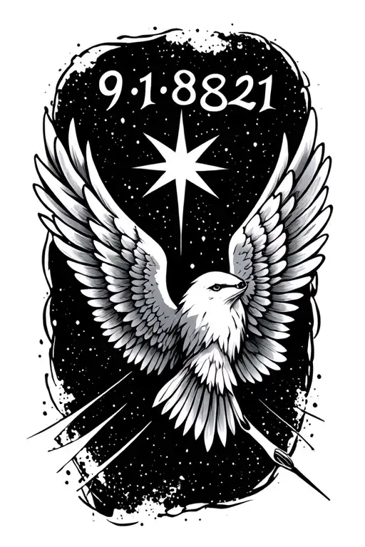 The Date 9-18-21 Shooting Star Wings