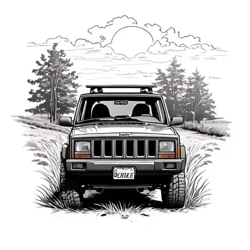 Jeep Cheorkee Xj 4 Door In The Country