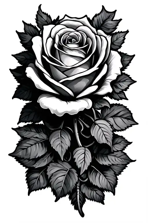 Vine Rose Intertwined