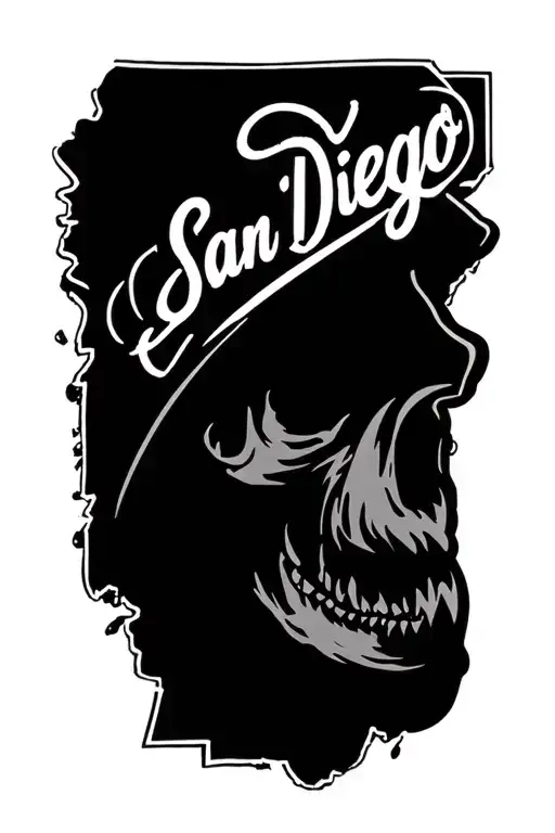 San Diego Script Surrounded