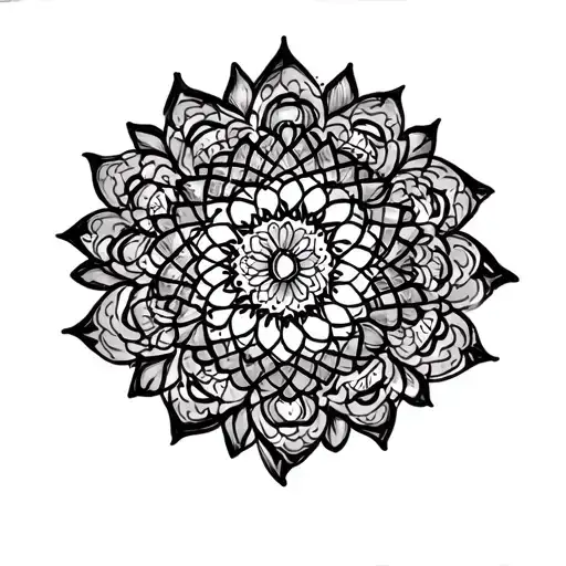 Mandala Design Calligraphie