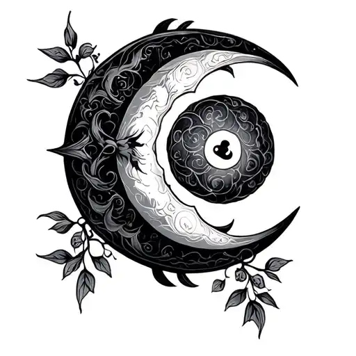 Crescent Moon Yin Crest