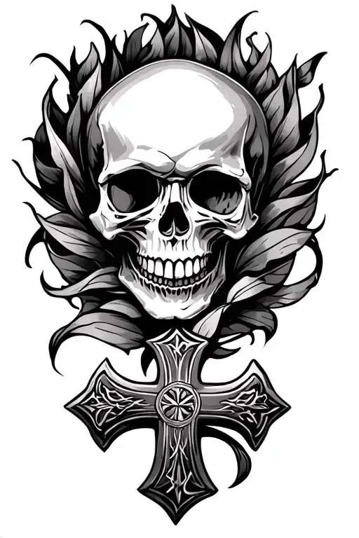 Skull And Cross