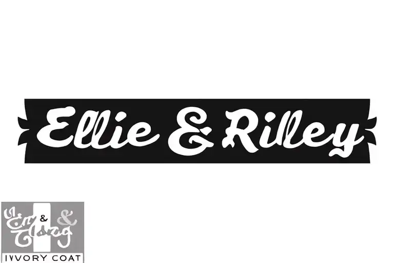 Ivory Coast Tradition Design Engrave With Ellie And Riley's Name On