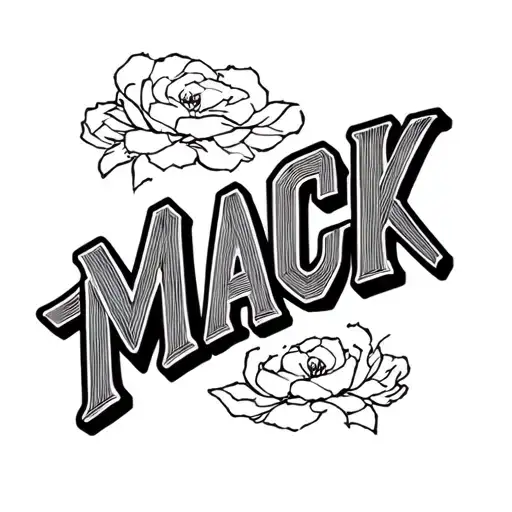 Mack Name Written Along
