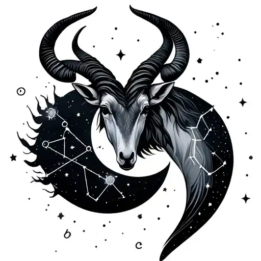 Cancer And Capricorn Constellations Combined