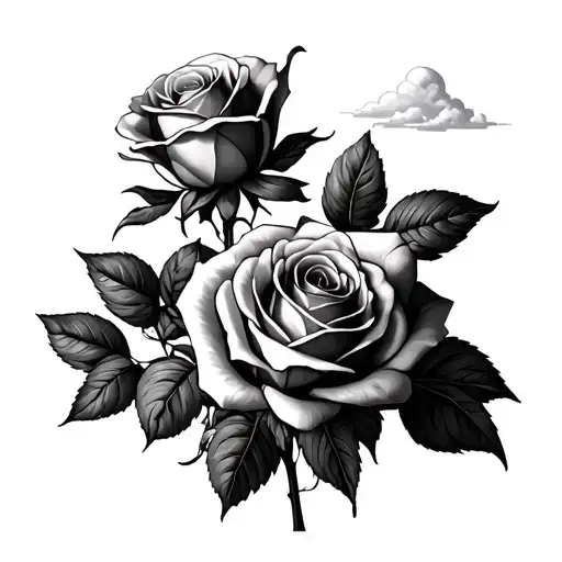 Roses And Clouds