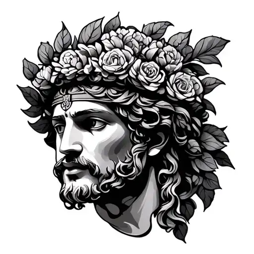 Greek Kairos Fine Line Cute