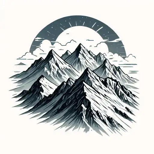 Mountains Climber Heaven Sunshine