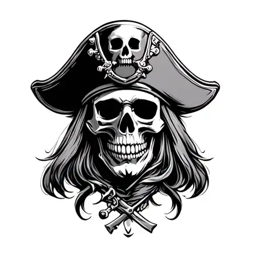 Pirate Captain King Skull