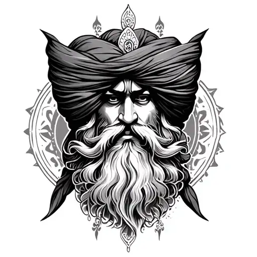 I Want A Tattoo Design That Represents Sikhism Aggressive