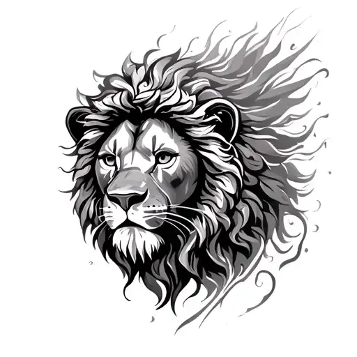 Real Lion Face Andgreeck God Apollo With Clock Of Greek