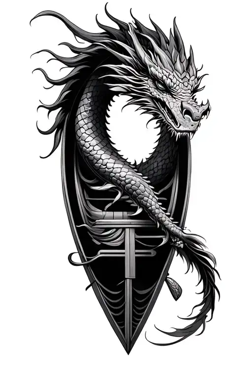 Dragon Boat Inside Representing