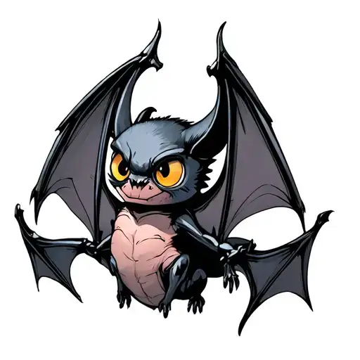 Bat With 6 Wing Attached