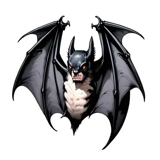 Bat With 6 Wing Attached