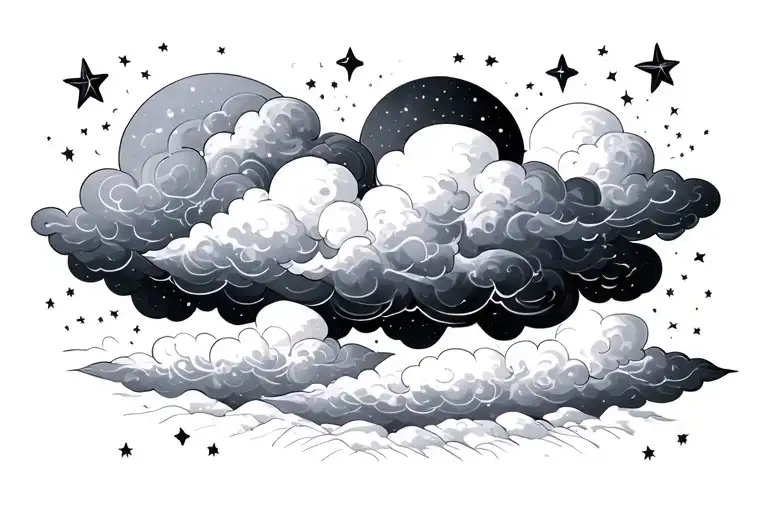 Clouds And Stars