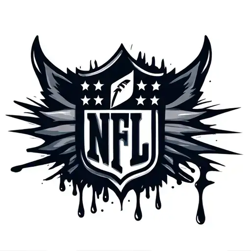Nfl Logo With Tears And Triumph