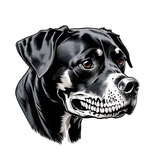 Rottweiler Skellington