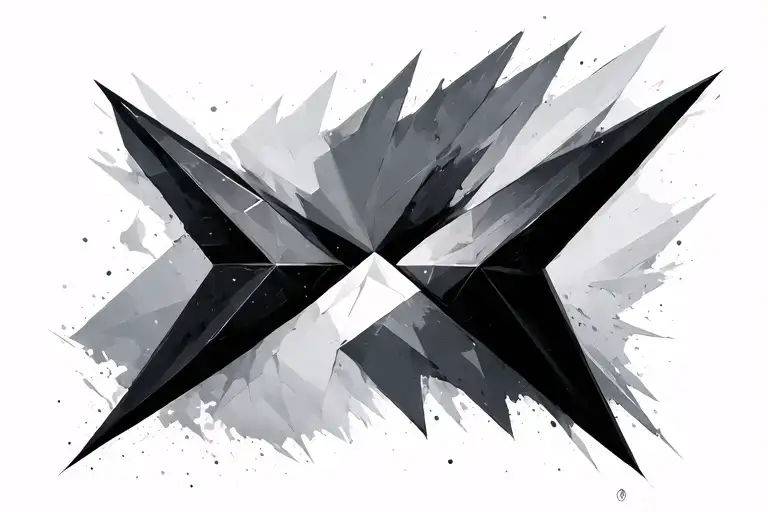 Arrow Geometric With Viii Xx Xv
