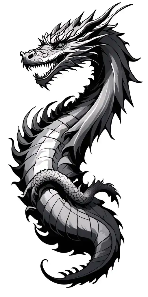 Western Style Dragon Wrapped