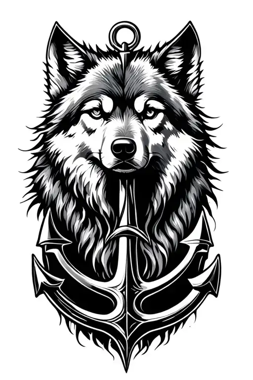 Wolf Compass Anchor