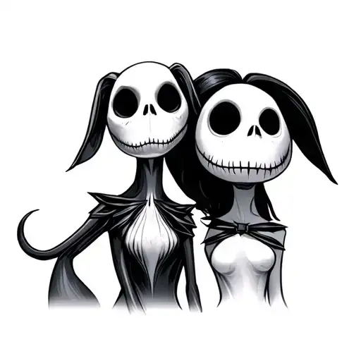 Jack Skellington Sally Dog Mechanic