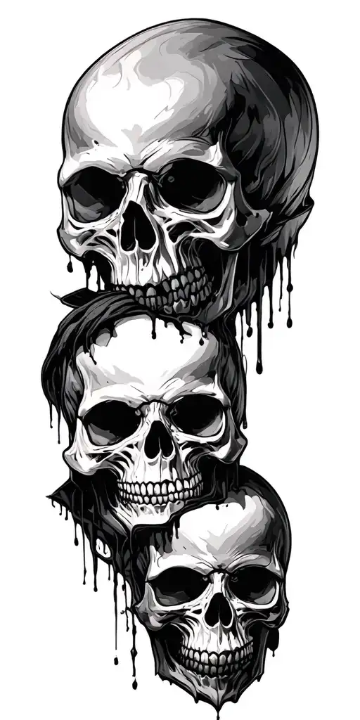 Skulls Representing Dark Periods