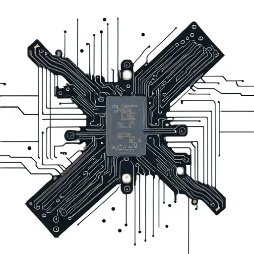Circuit Board Design Connecting Empty Boxes