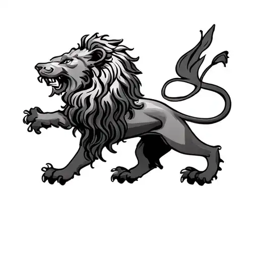 Lion Rampant Scotland Map