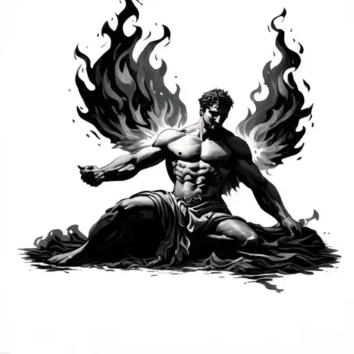 Prometheus Stealing Fire