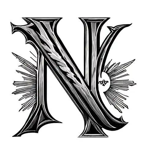 Vertical Roman Numeral