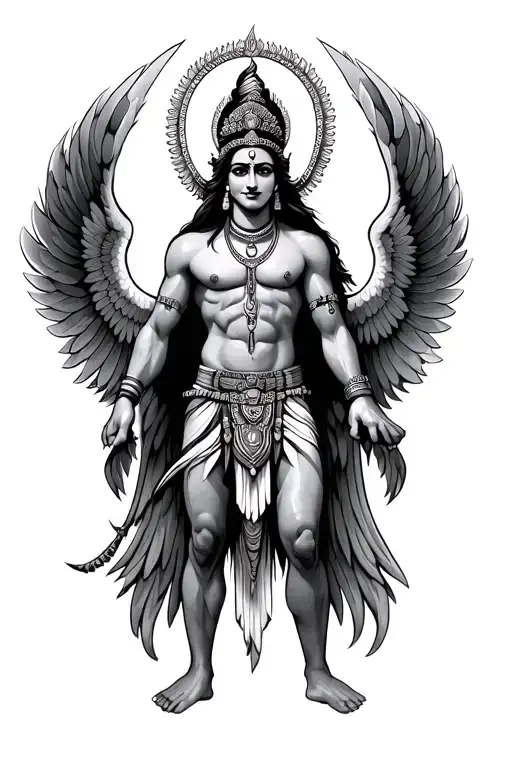 Siva Damru With Wings