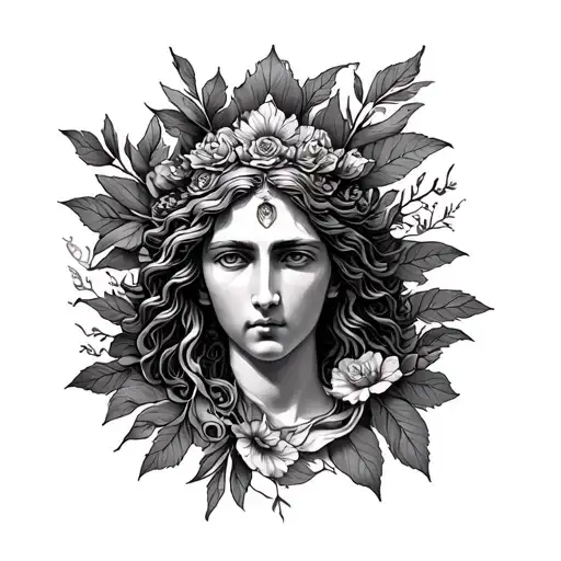 Forearm Tattoo With Nature And God