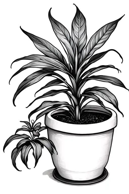 Potted House Plant