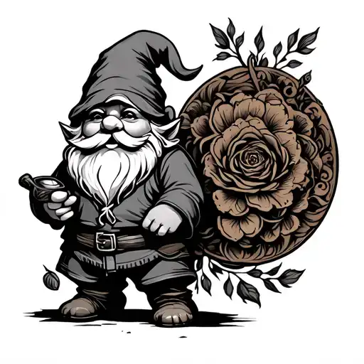 Gnome In Traditional Style From Gnomic And Juliet
