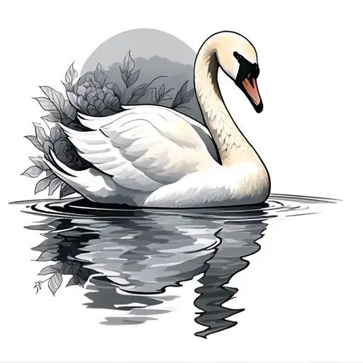 Swan With Name Shannon