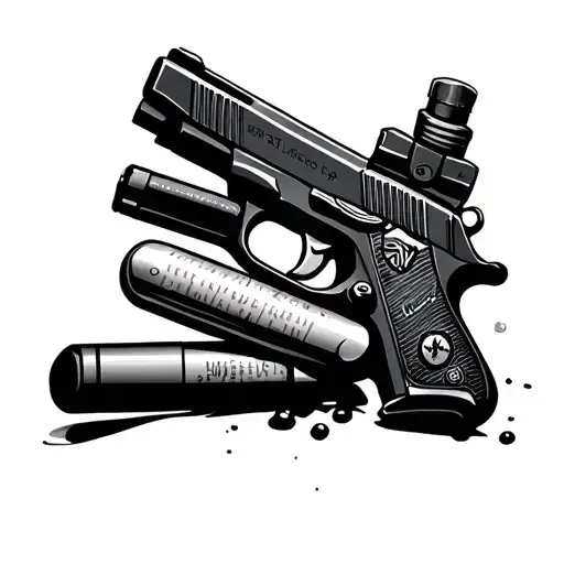 Drugs And Gun Intertwined